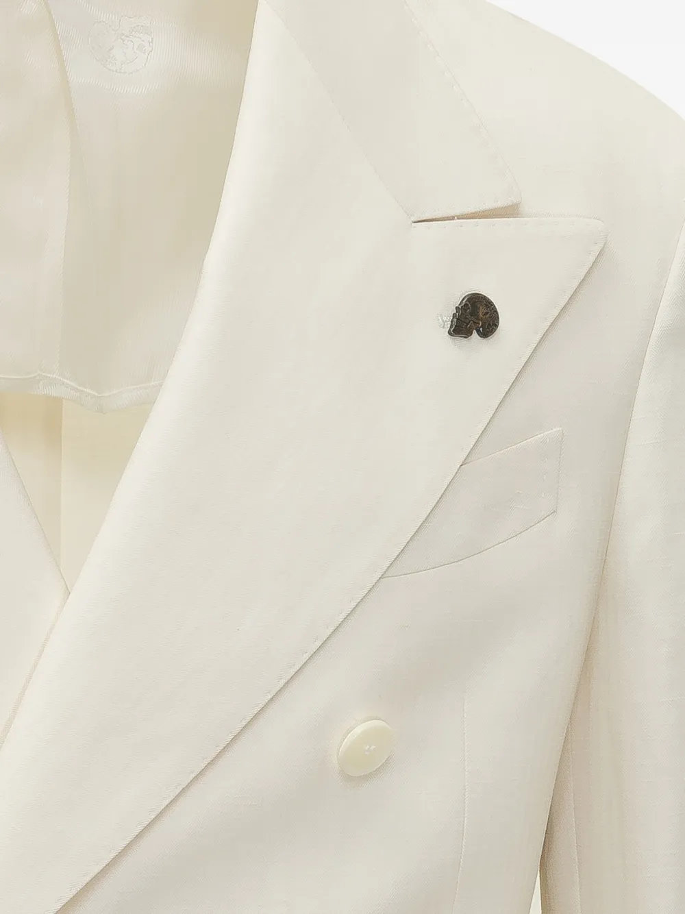 Gabriele Pasini Double-breasted Flap Jacket In Neutral