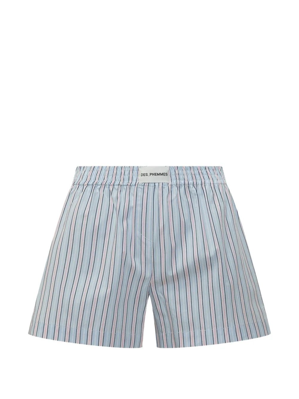DES PHEMMES striped boxer shorts - Blu
