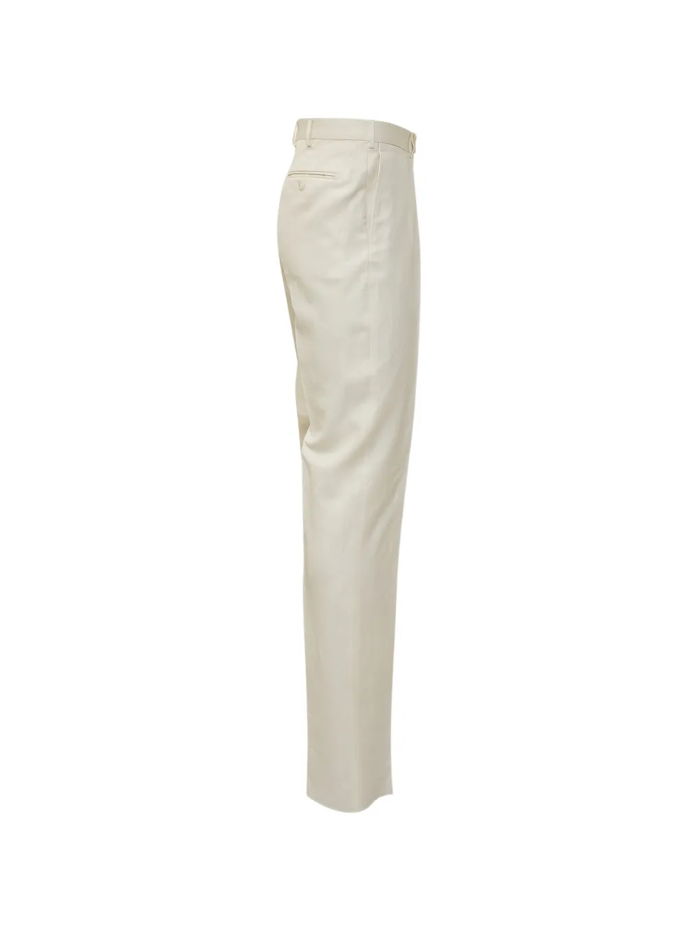 Gabriele Pasini Cropped plooibroek Beige