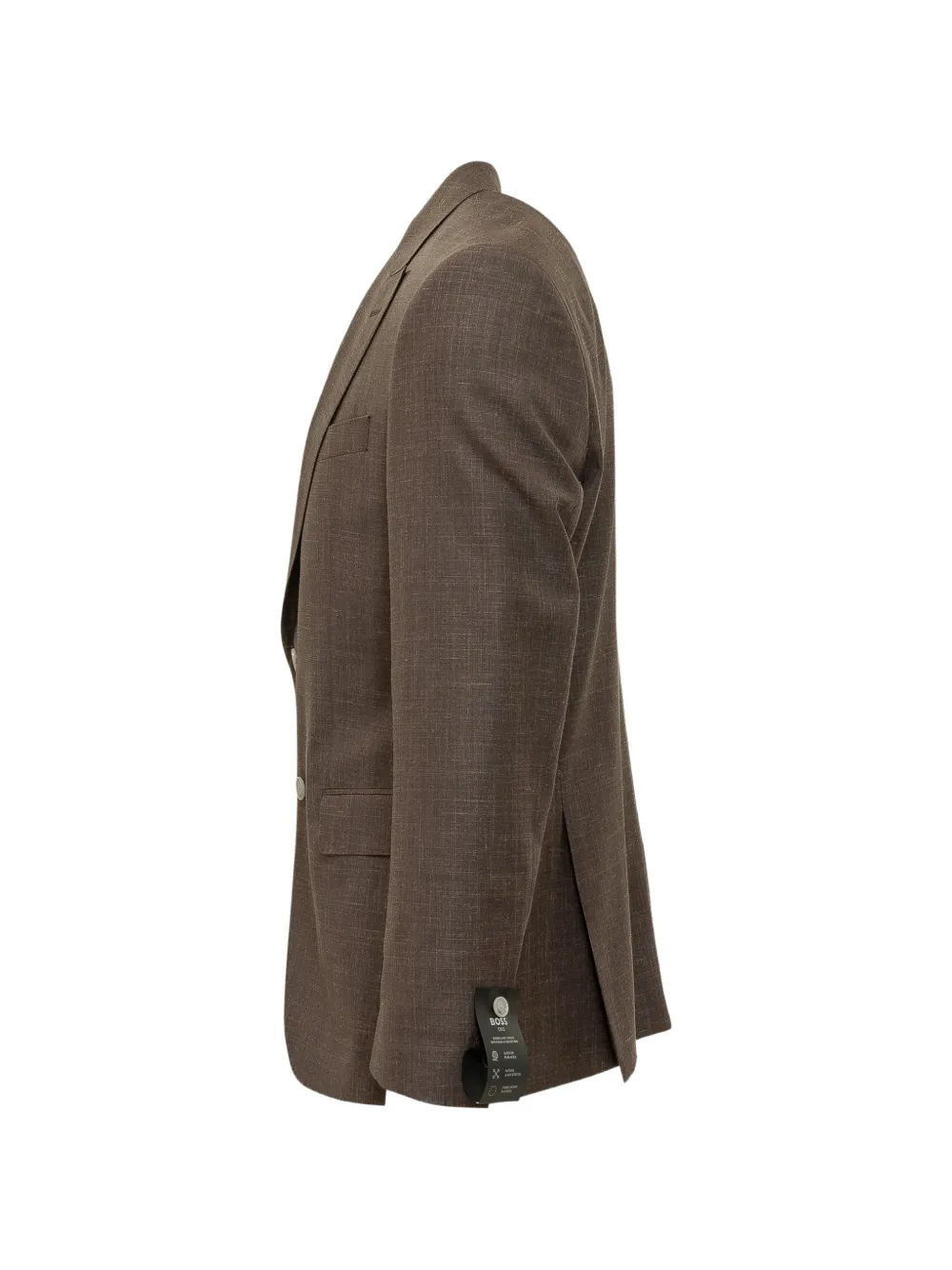  Boss Peak Lapel Blazer - Brown 