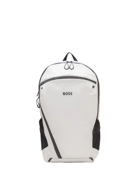 BOSS logo- print backpack