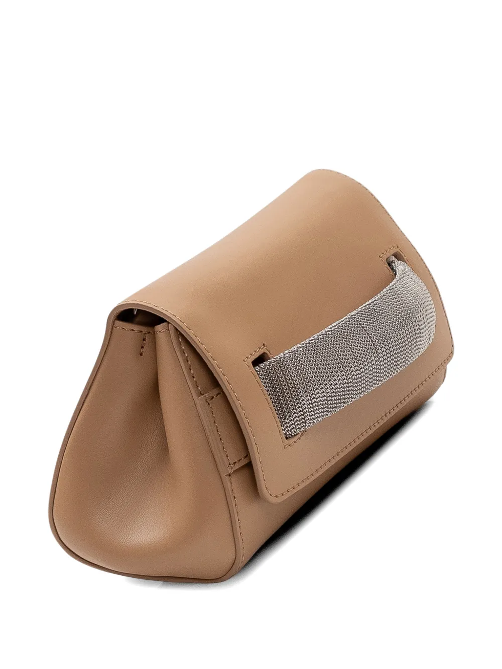  Orciani Chain Gossip Xs-alba Clutch Bag - Neutrals 