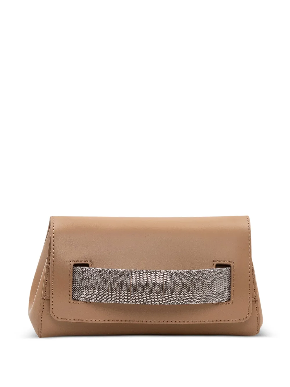 Orciani chain gossip xs-alba clutch bag - Toni neutri