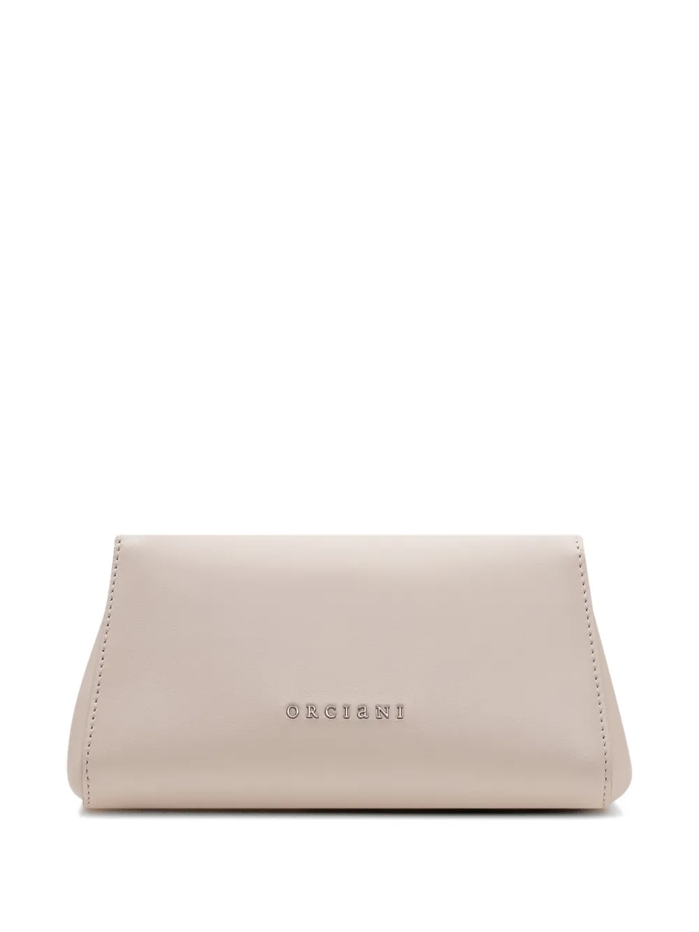  Orciani Chain Clutch Bag - Neutrals 