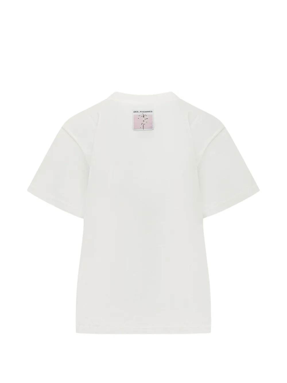  Des Phemmes Embellished Classic T-shirt - White 