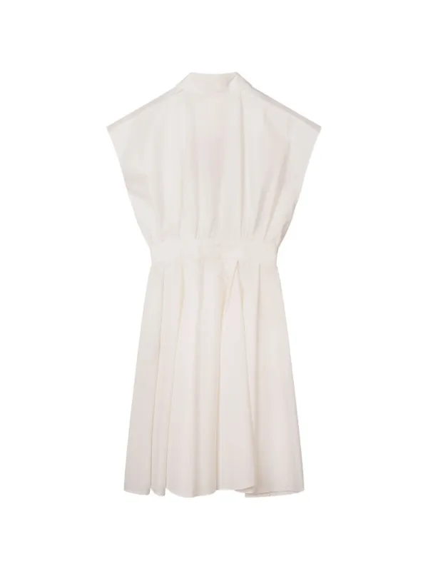 Elisabetta Franchi La Mia Bambina プリーツ ノースリーブ ワンピース 