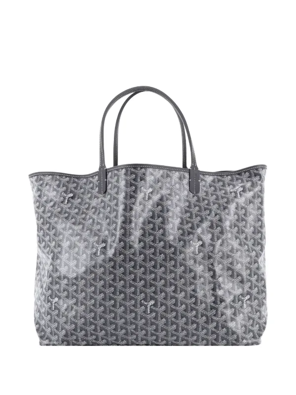 Goyard グレー サンルイ GM Goyard Pre-Owned Saint Louis Coated Canvas GM Tote Bag | Grey