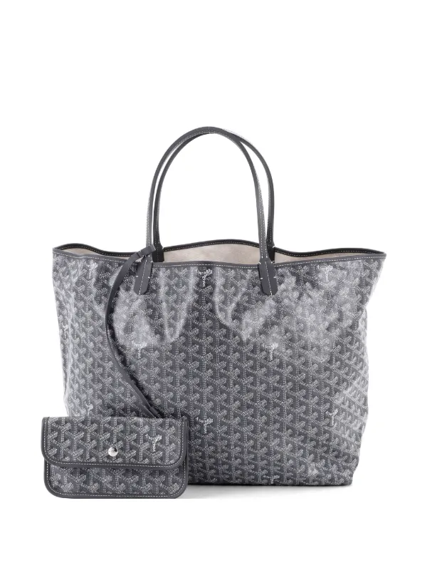 Goyard グレー サンルイ GM Goyard Pre-Owned Saint Louis Coated Canvas GM Tote Bag | Grey