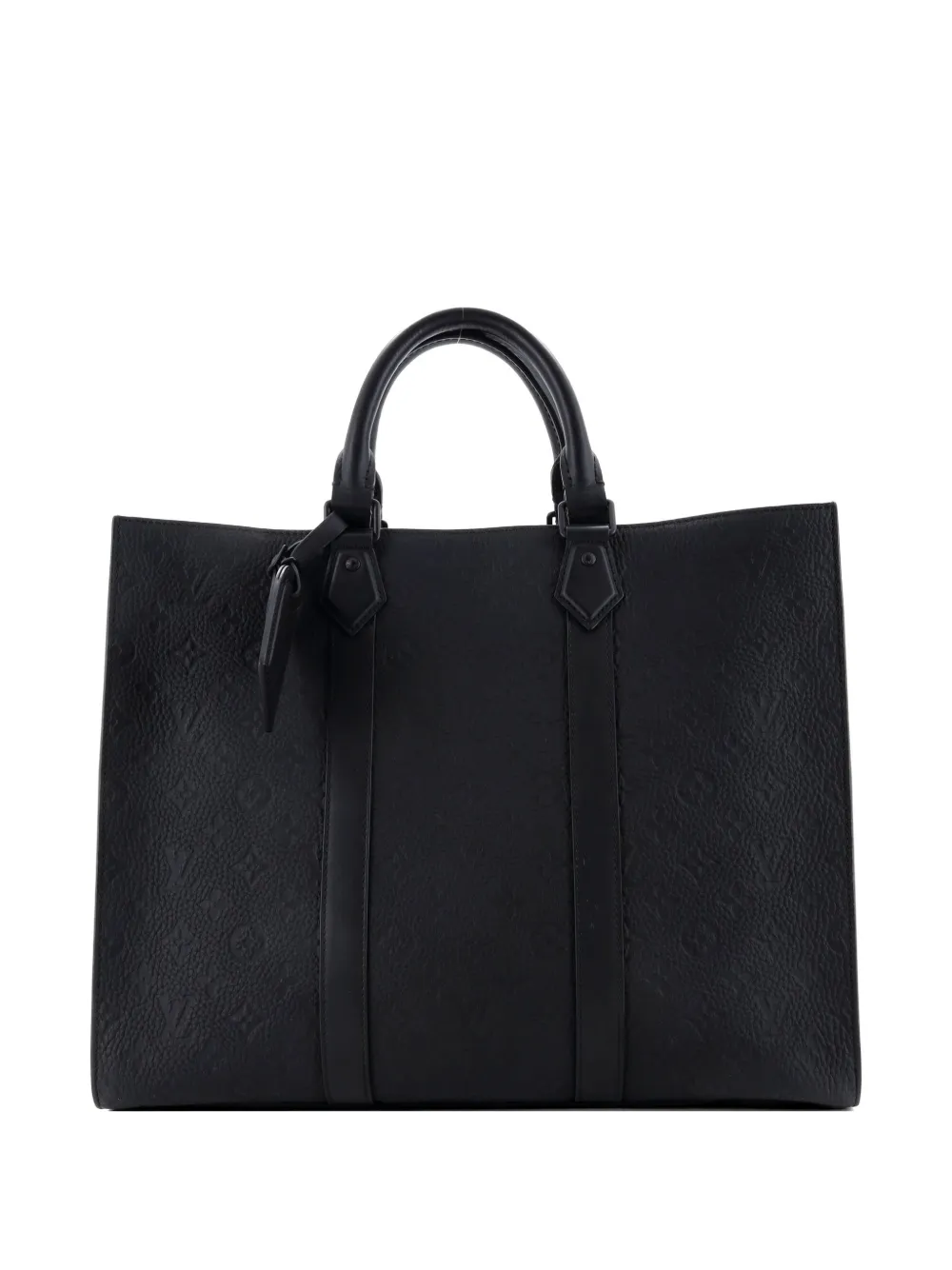 Louis Vuitton Pre-Owned Sac Plat 24H Bag Monogram Taurillon Leather shoulder bag - Nero