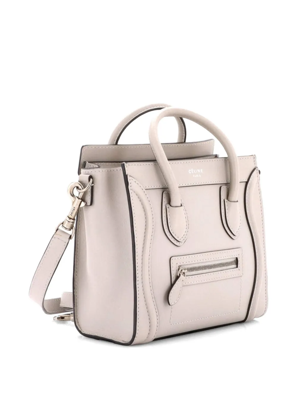 Luggage Bag Smooth Leather Nano Crossbody Bag