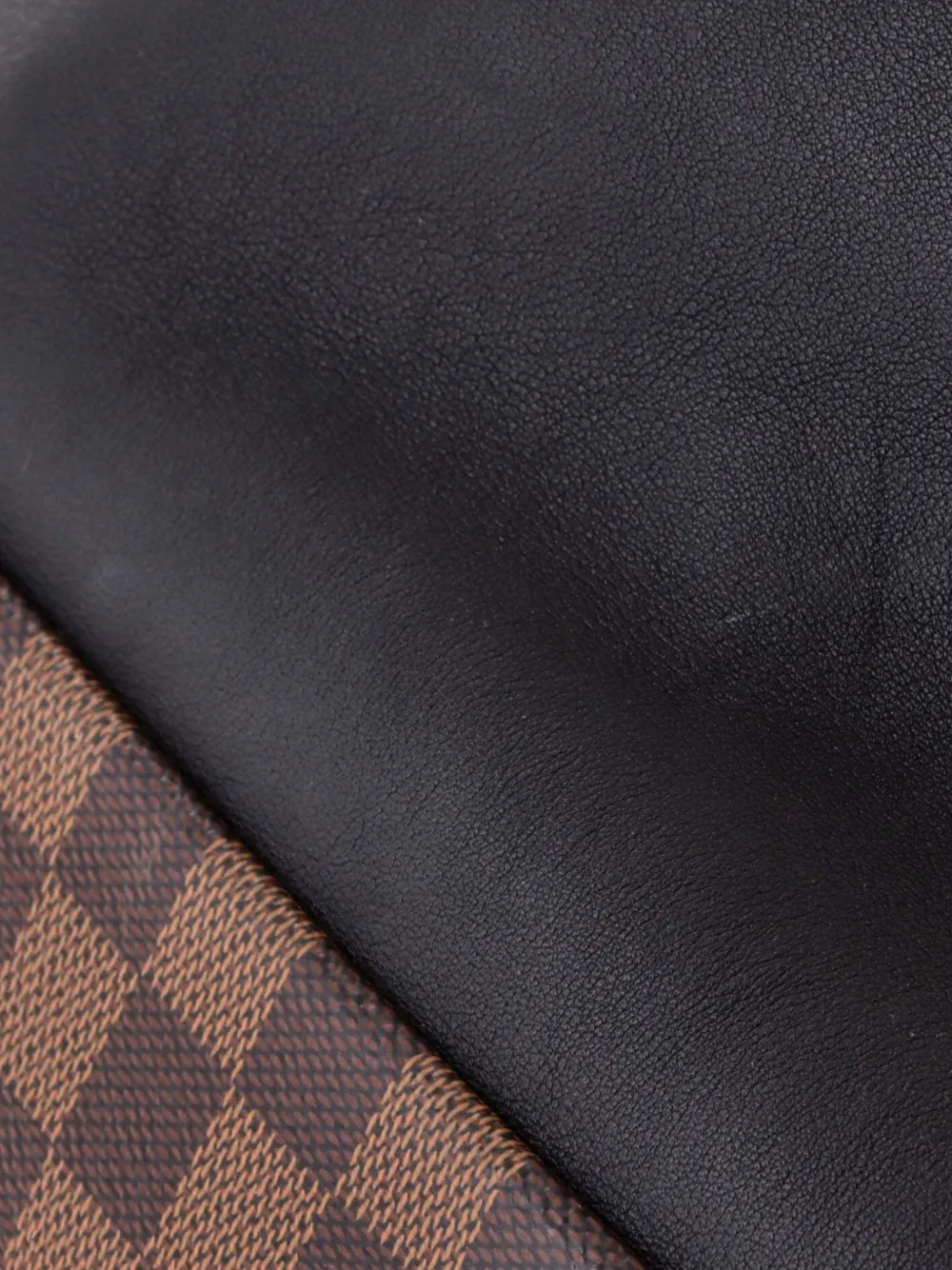 Maida Handbag Damier With Leather Hobo Bag