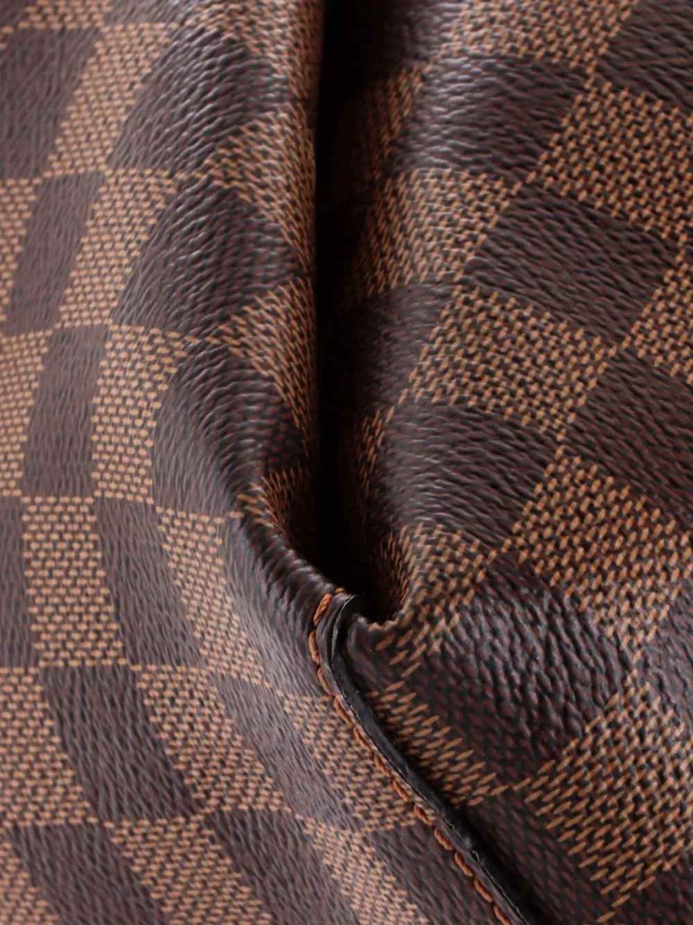 Maida Handbag Damier With Leather Hobo Bag