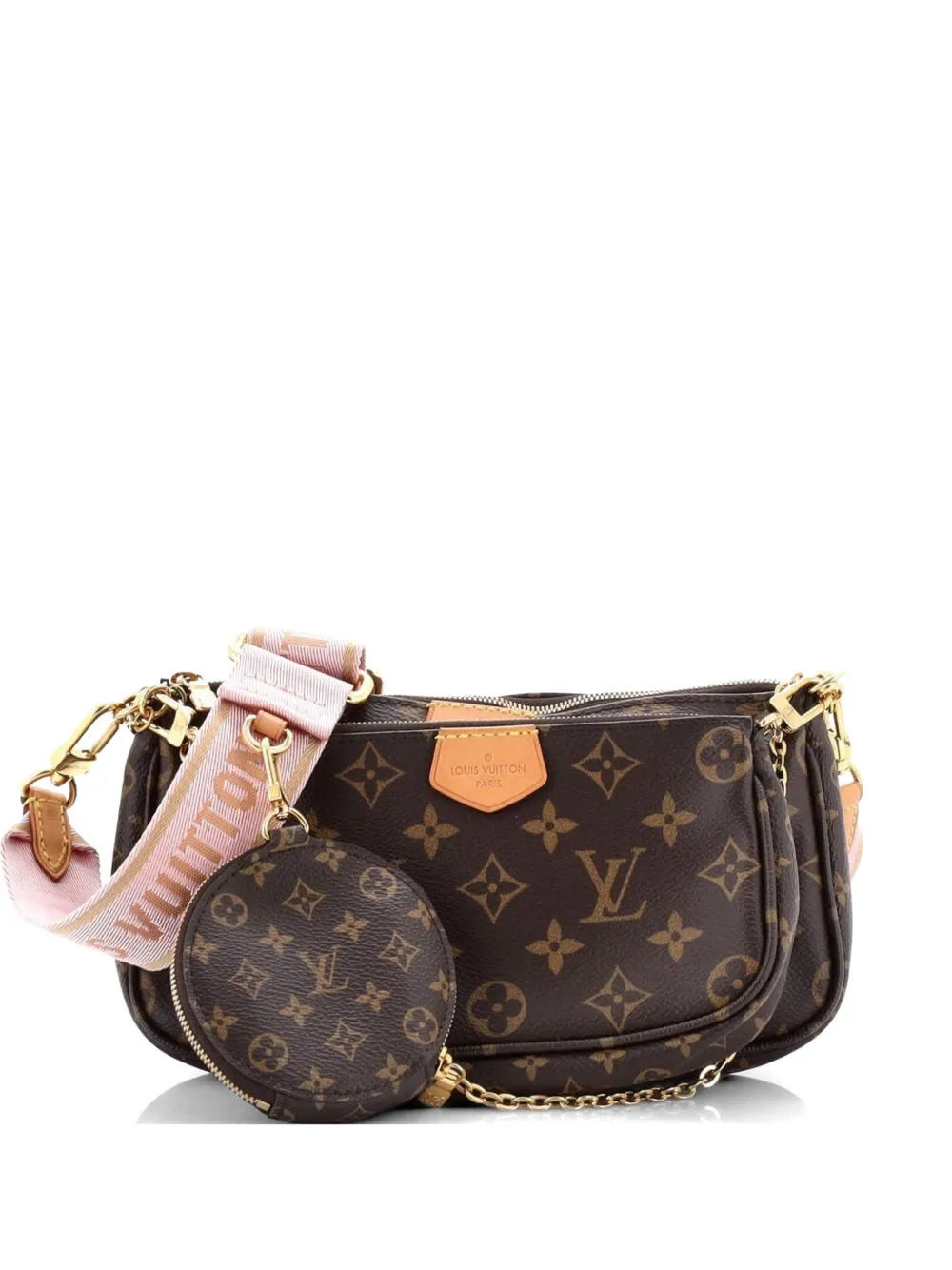 Louis Vuitton Pre-Owned Multi Pochette Accessoires Monogram Canvas crossbody bag - Marrone