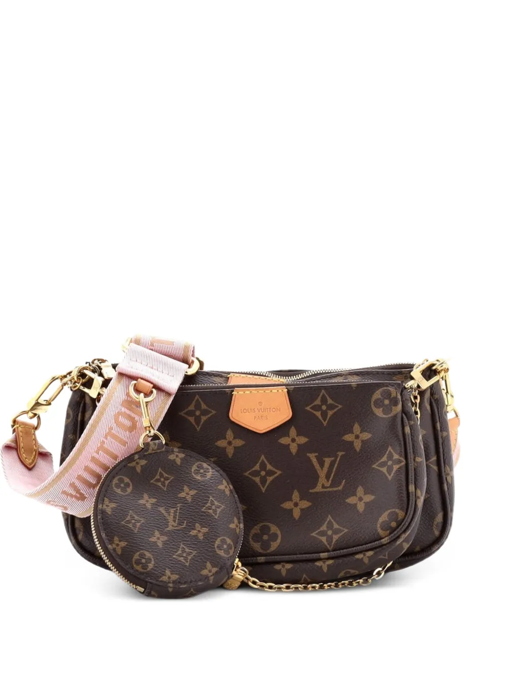 Louis Vuitton Pre-Owned Multi Pochette Accessoires Monogram Canvas crossbody bag - Marrone