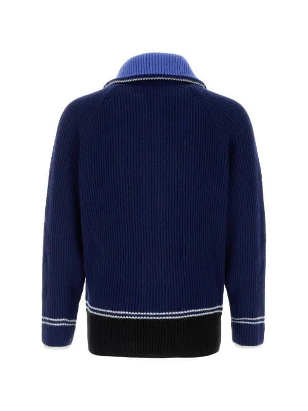 MARNI ジップアップカーディガン Marni ジップアップ カーディガン | ブルー | FARFETCH JP