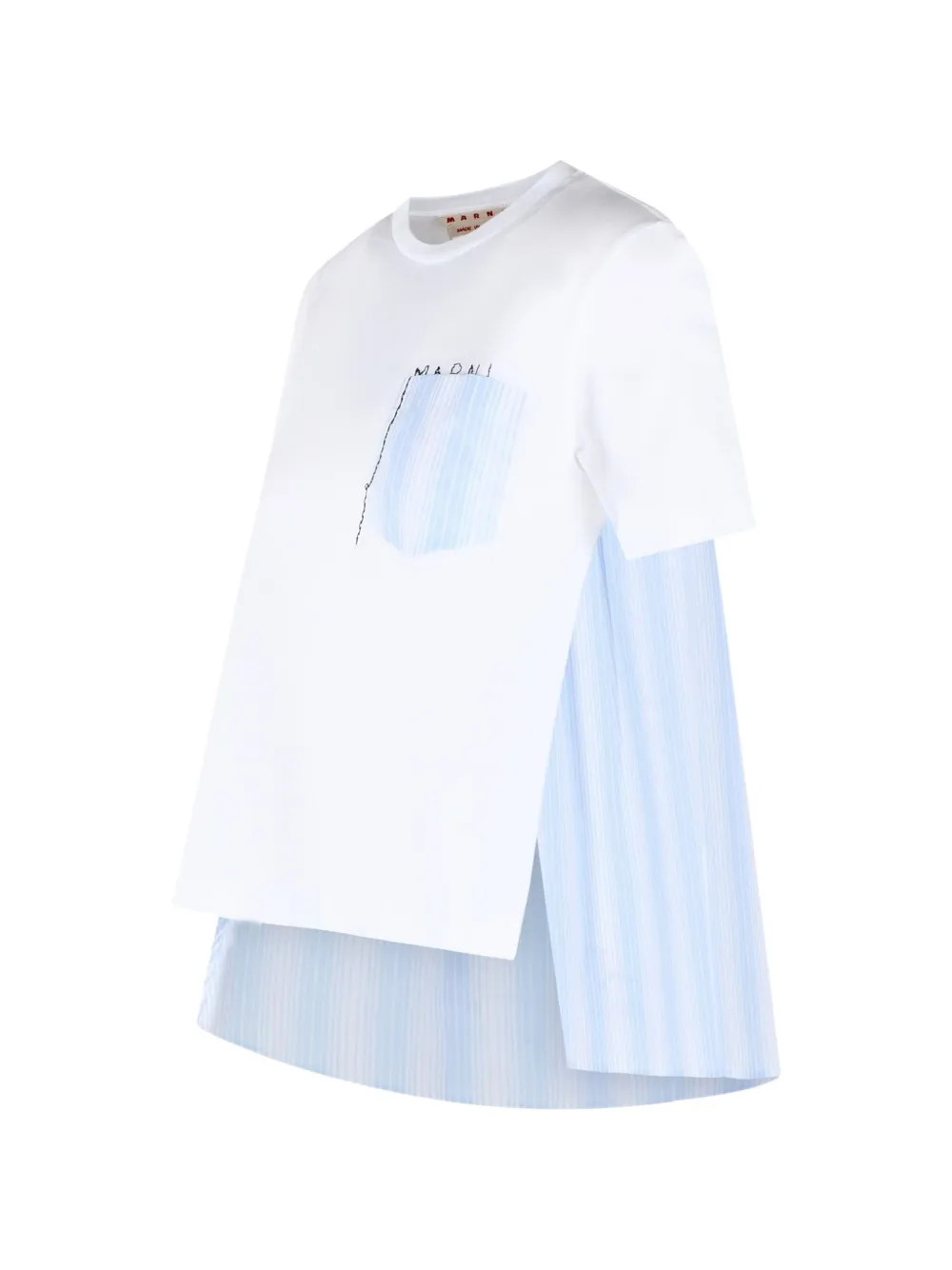  Marni Pocket Striped T-shirt - Grey 