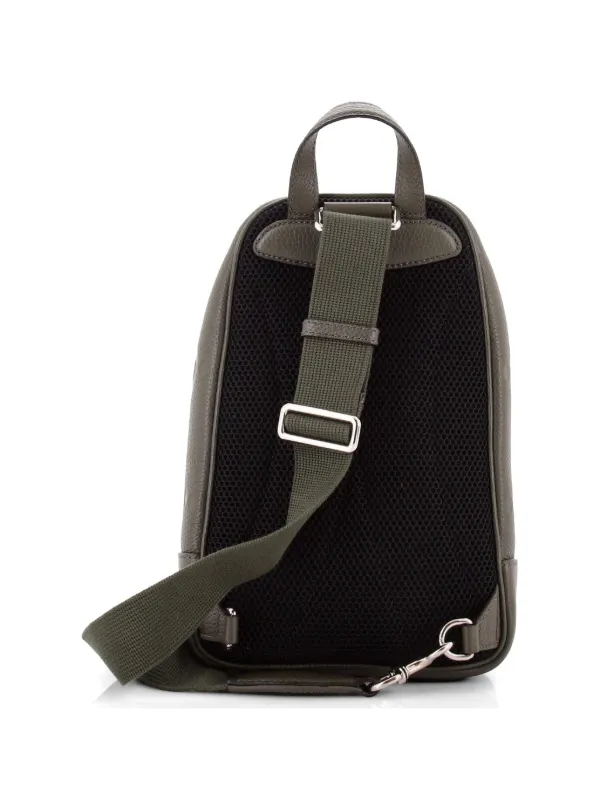 Gucci Pre-Owned Sling Bag Jumbo GG Embossed Leather Backpack  display picture 2