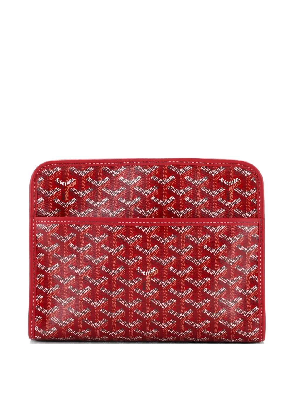 Goyard Pre-Owned Jouvence Toiletry Pouch Coated Canvas MM clutch bag - Rosso