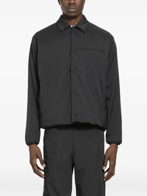 Laminar zip shirt jacket
