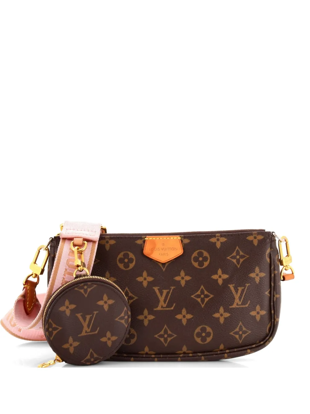Louis Vuitton Pre-Owned Multi Pochette Accessoires Monogram Canvas crossbody bag - Marrone