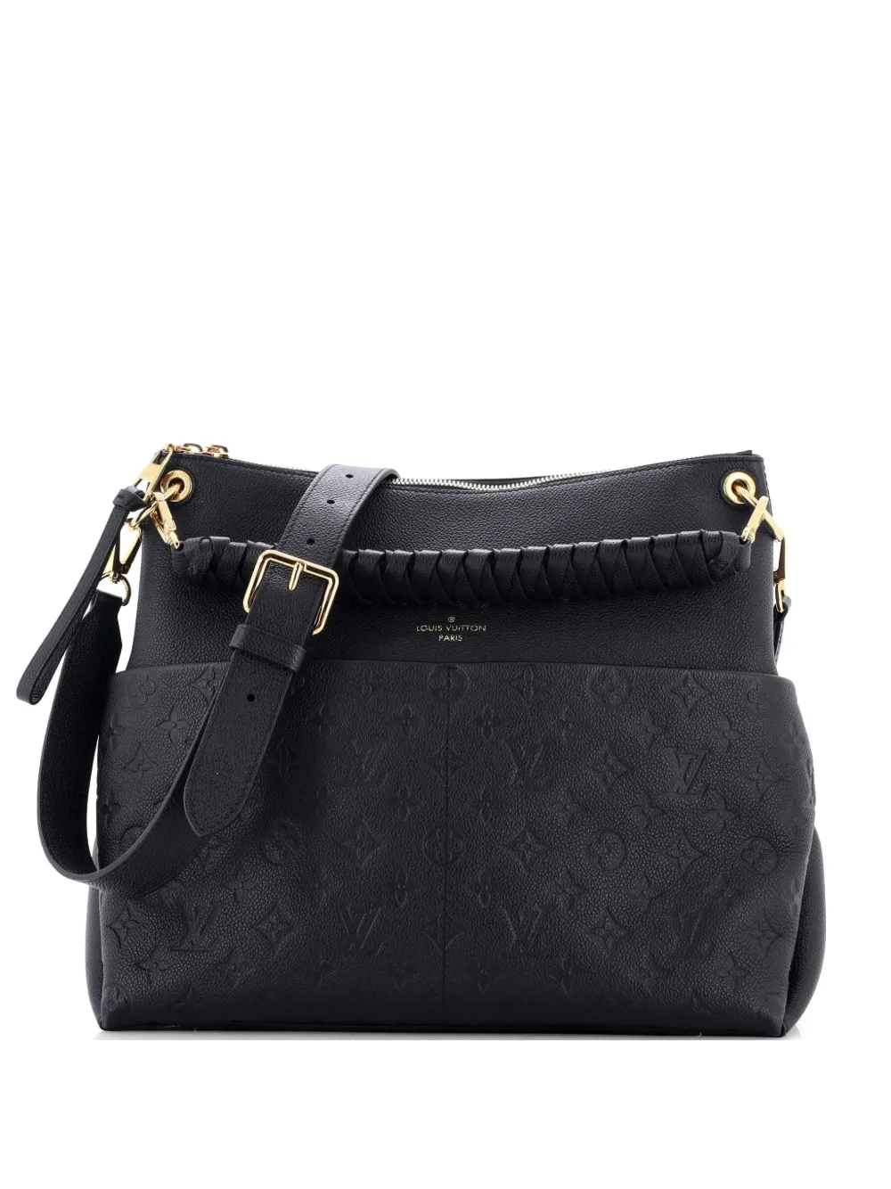 Louis Vuitton Pre-Owned Maida Handbag Monogram Empreinte Leather hobo bag - Black