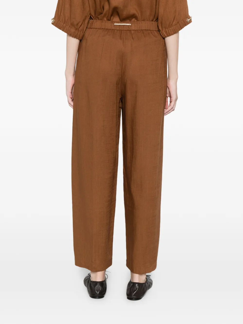 Herno Broek met trekkoord Bruin