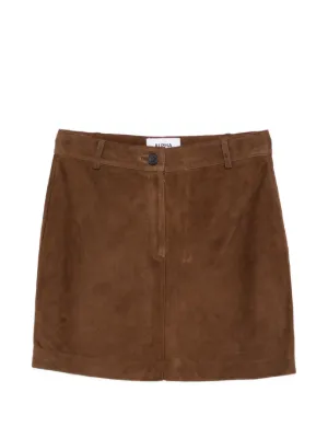 Marc Jacobs スエード ミニスカート | ブラウン | FARFETCH JP