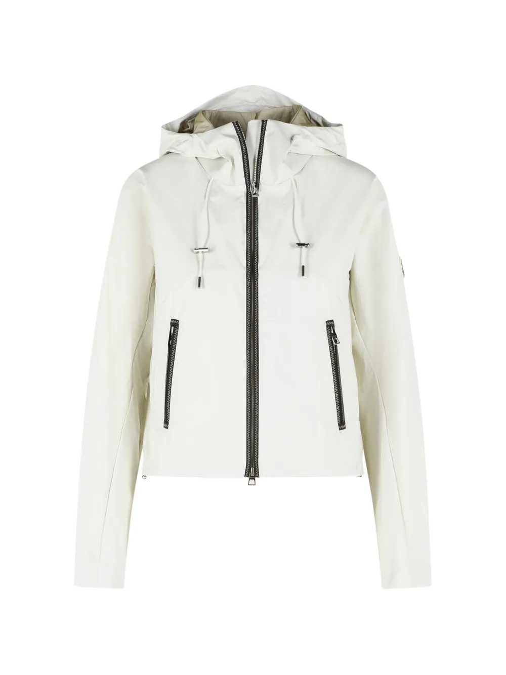 Moncler - Lasanca jack met capuchon en rits - dames - polyamide/polyamide/Elastane