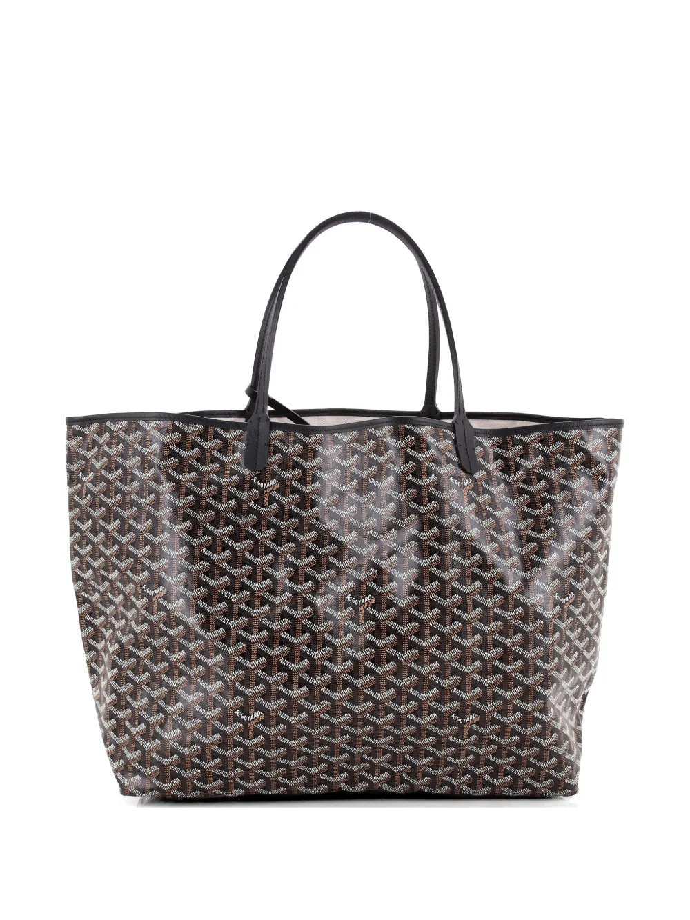 Goyard Pre-Owned Saint Louis Coated Canvas GM tote bag - Nero