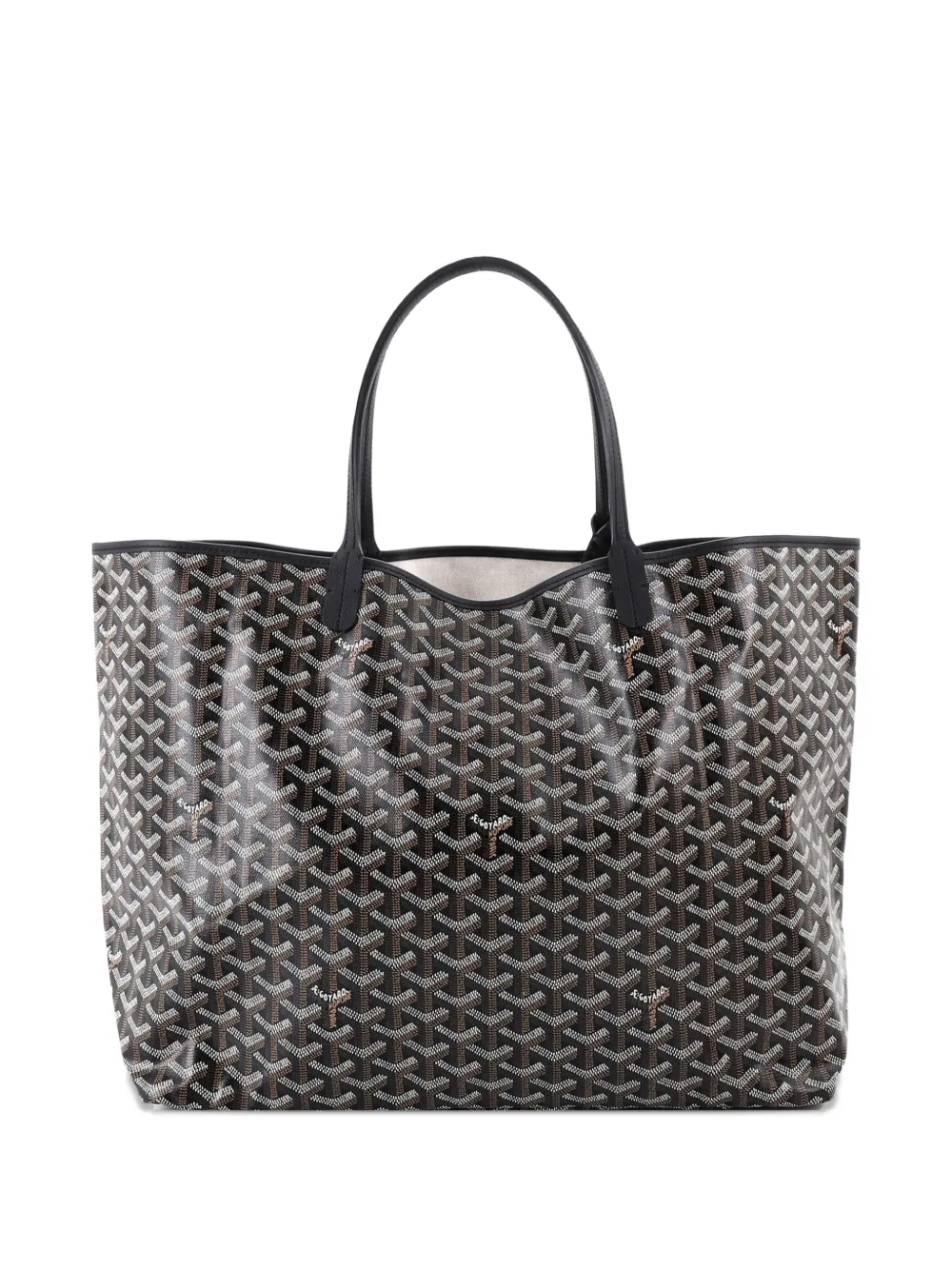 Goyard Pre-Owned Saint Louis Coated Canvas GM tote bag - Nero