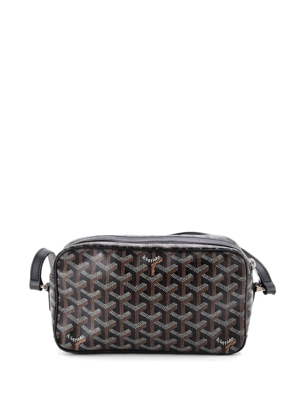Goyard Pre-Owned Cap Vert Bag Coated Canvas crossbody bag - Nero