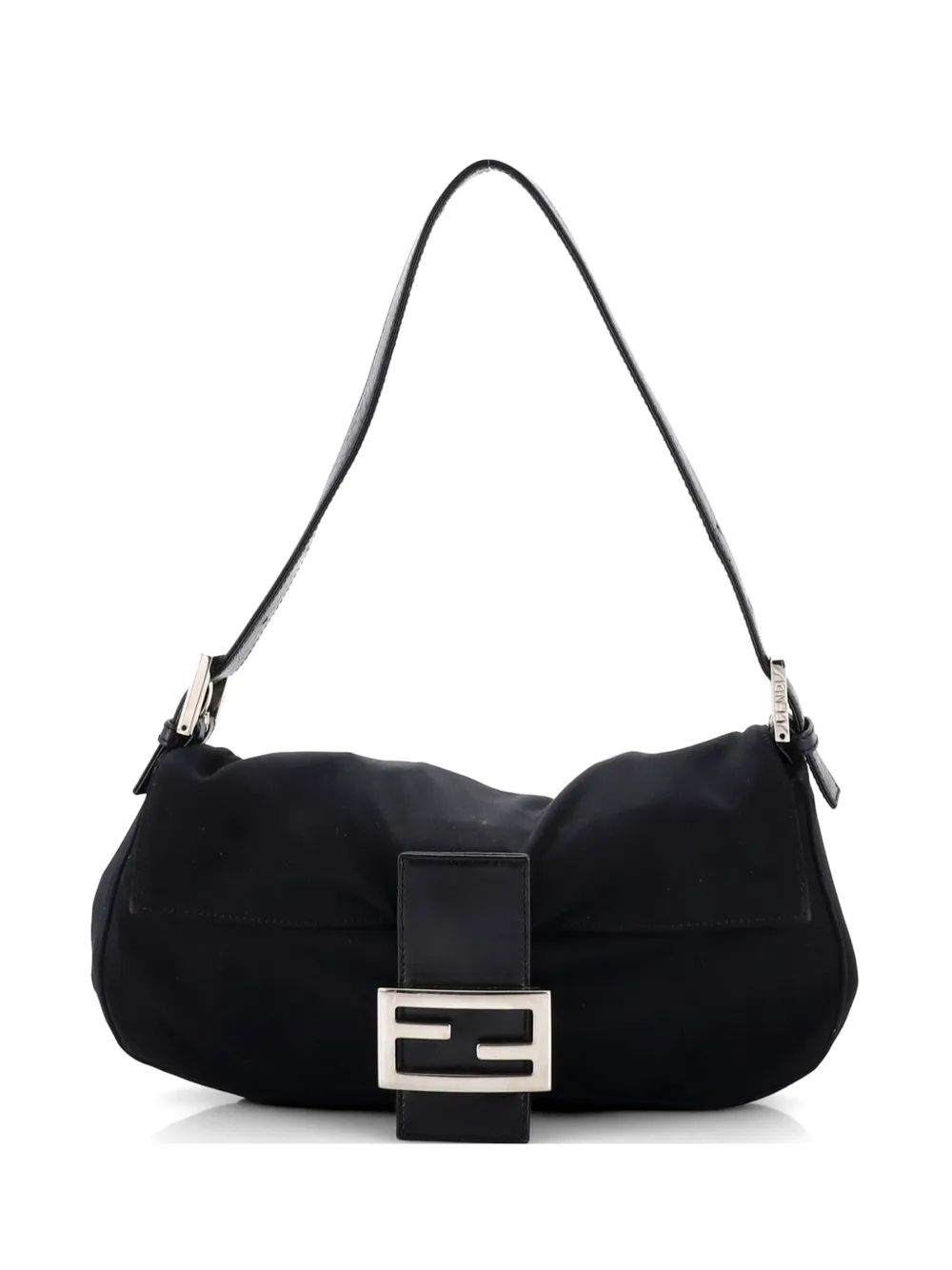 Fendi Pre-Owned Baguette Bag Neoprene shoulder bag - Nero