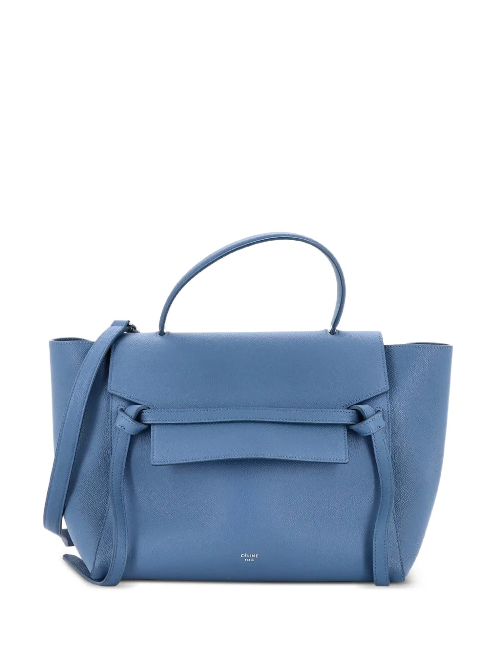 Celine Pre-Owned Belt Bag Textured Leather Mini shoulder bag - Blu
