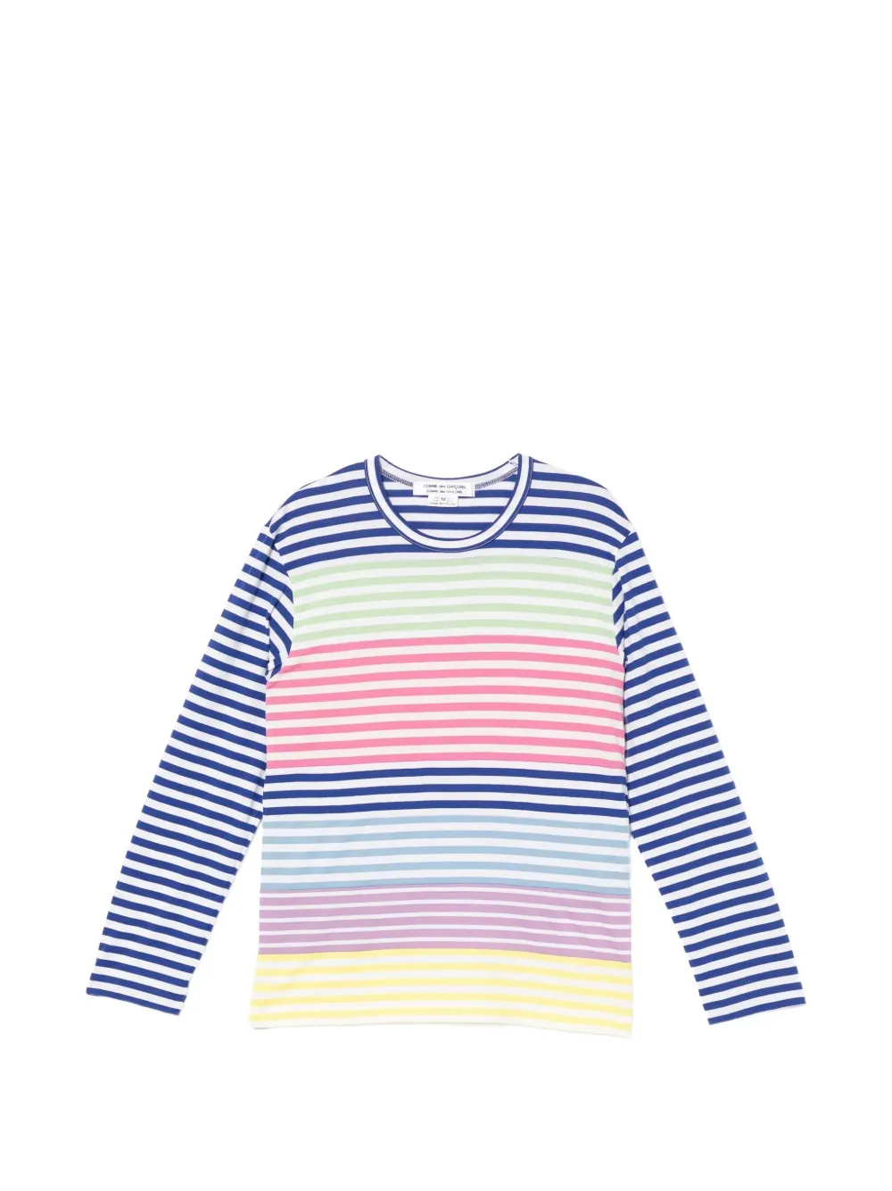 Comme Des Garçons Comme Des Garçons striped long-sleeve top - Blu