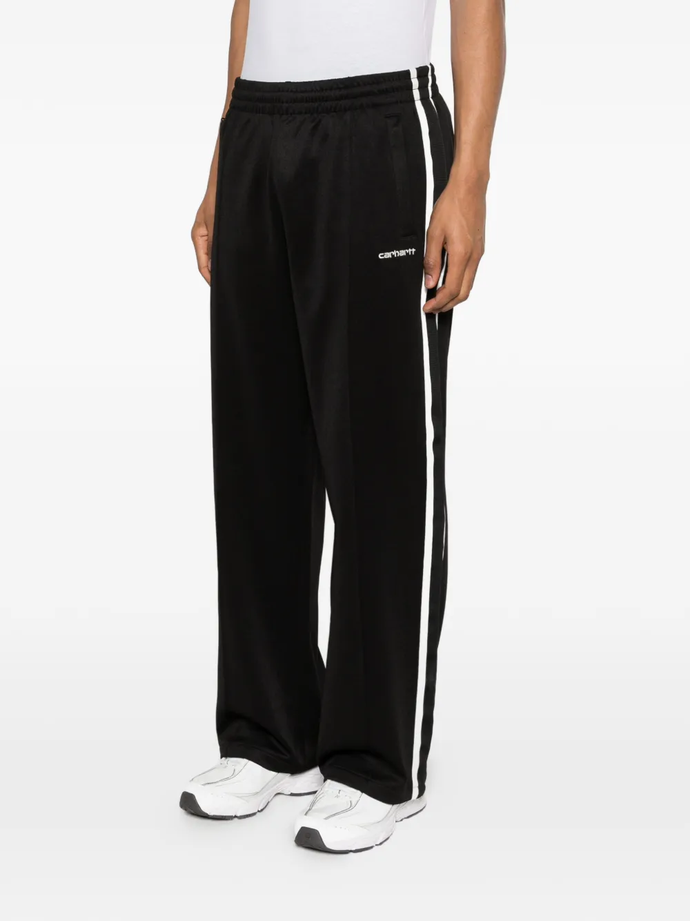 Carhartt WIP Trainingsbroek met streep Zwart