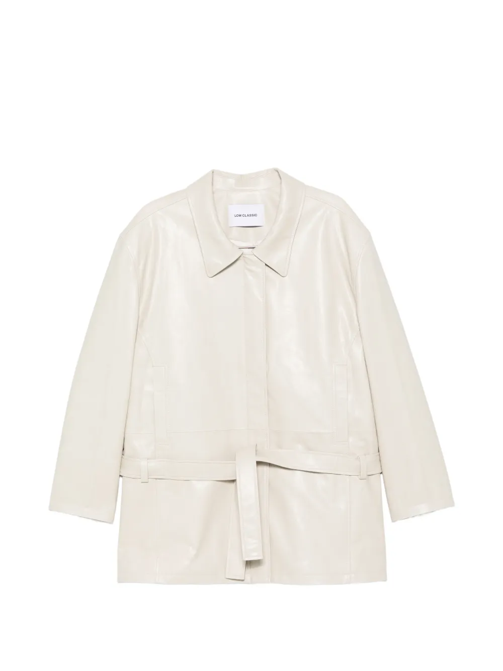 Low Classic belted jacket - Nude
