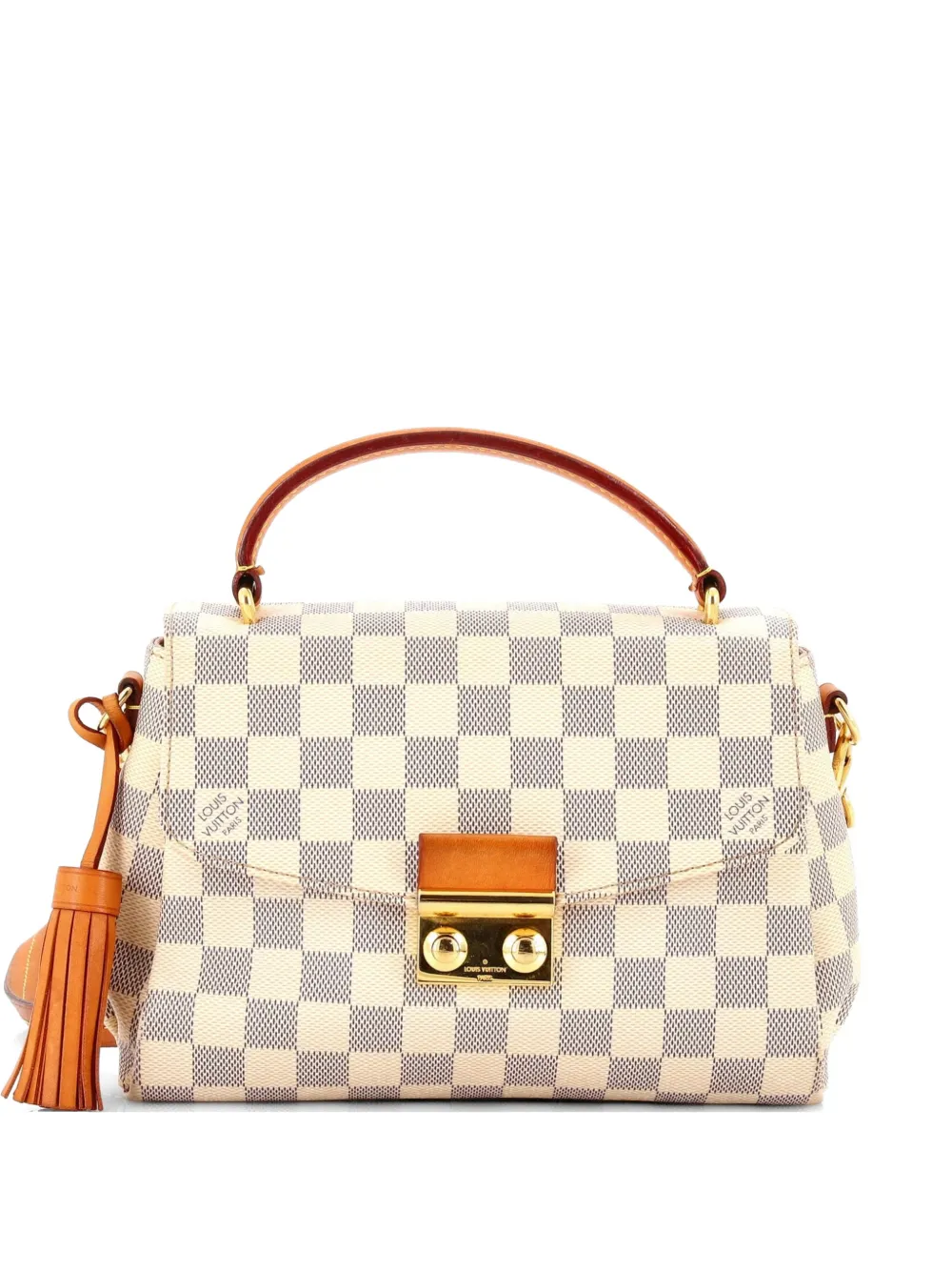 Louis Vuitton Pre-Owned Croisette Handbag Damier crossbody bag - Bianco