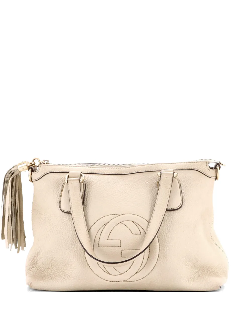 Gucci Pre-Owned Soho Convertible Soft Top Handle Bag Leather satchel - Toni neutri