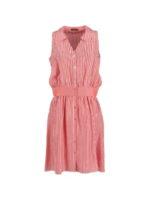 bimba y lola pink dress Bimba y Lola crinkled-finish ruched midi dress