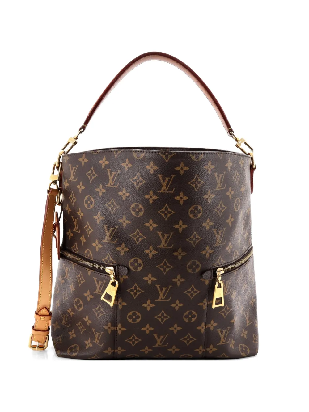 Louis Vuitton Pre-Owned Melie Handbag Monogram Canvas hobo bag - Marrone