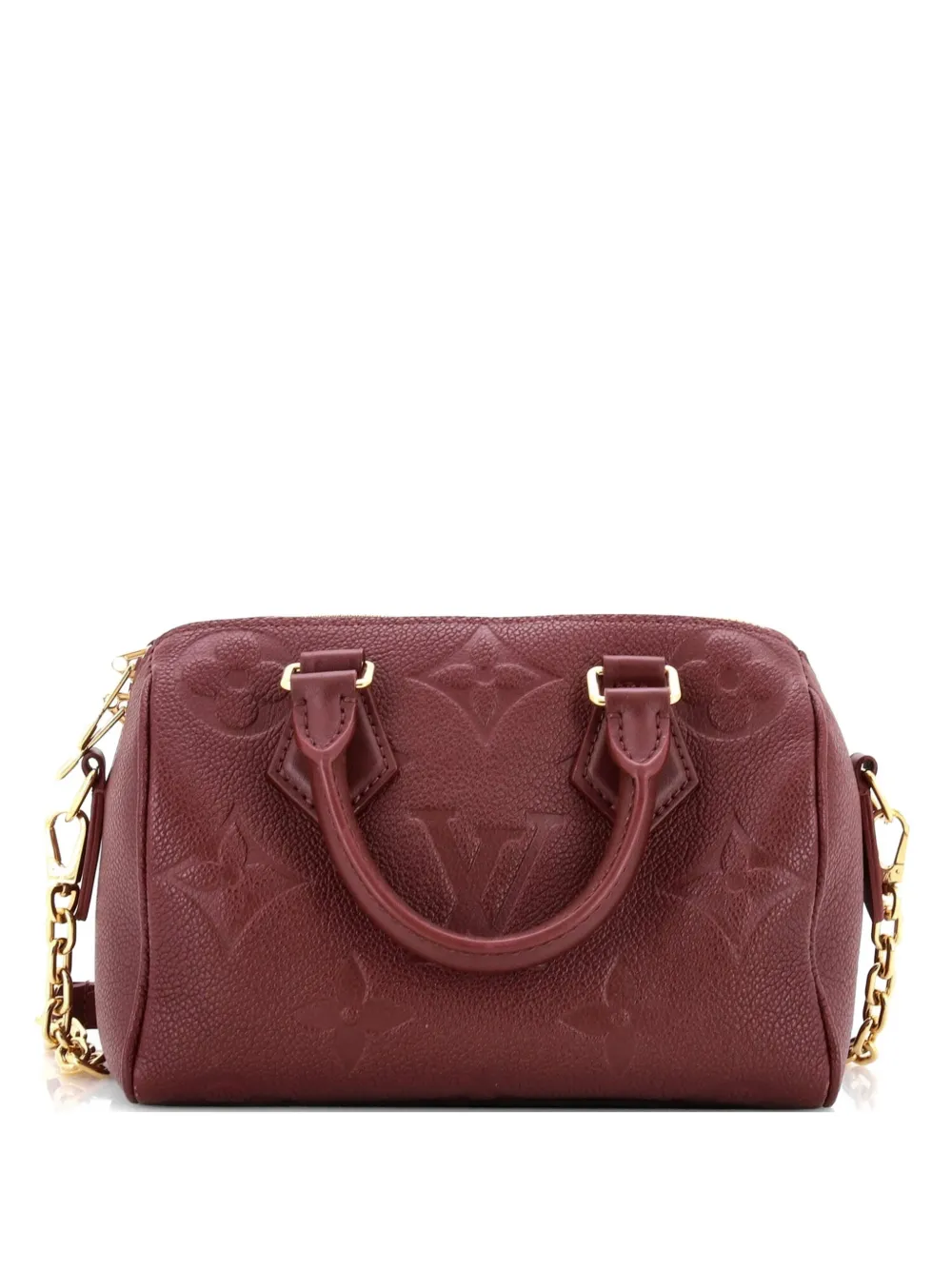 Louis Vuitton Pre-Owned Speedy Bandouliere Bag Monogram Empreinte Giant 20 crossbody bag - Rosso