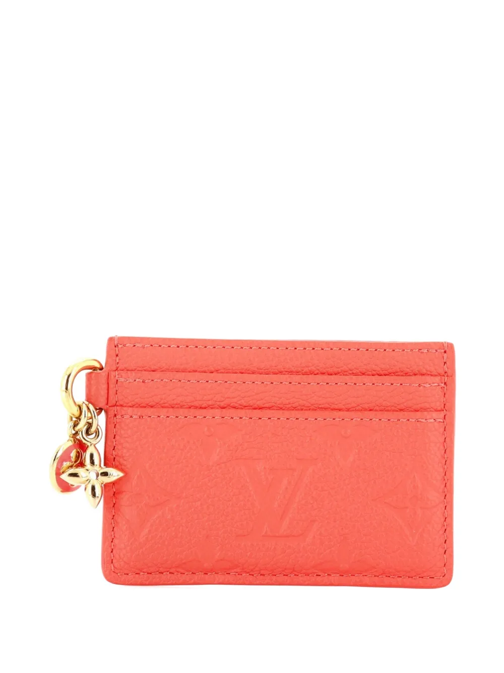 Louis Vuitton Pre-Owned LV Charms Monogram Empreinte Leather card holder - Rosa