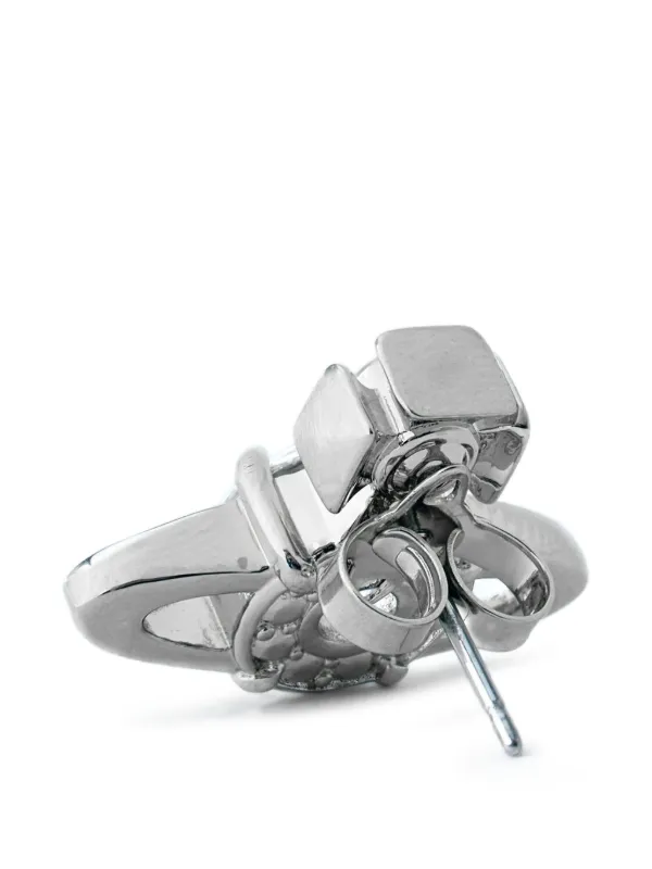 Vivienne Westwood Orb クリスタル ピアス | シルバートーン | FARFETCH JP