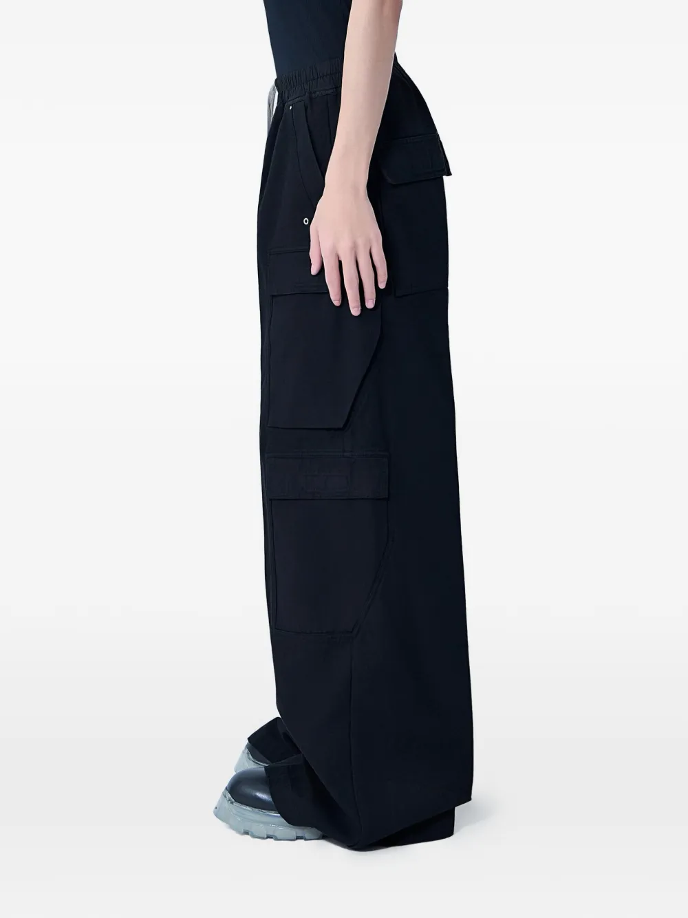 Rick Owens DRKSHDW Cargobelas broek Zwart