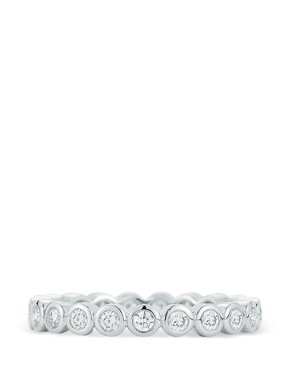 Walters Faith diamond bezel ring - Argento