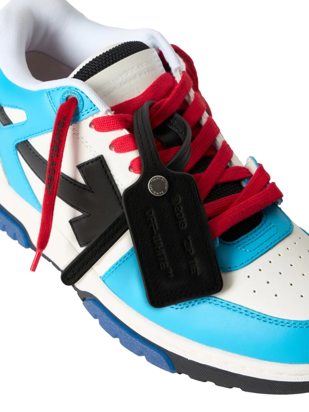 Off-White Out Of Office leren sneakers Wit