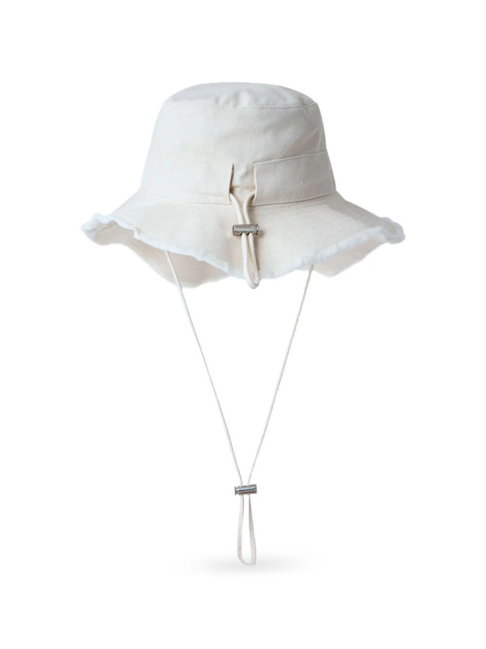  Jacquemus Wide-brim Textured Hat - Neutrals 