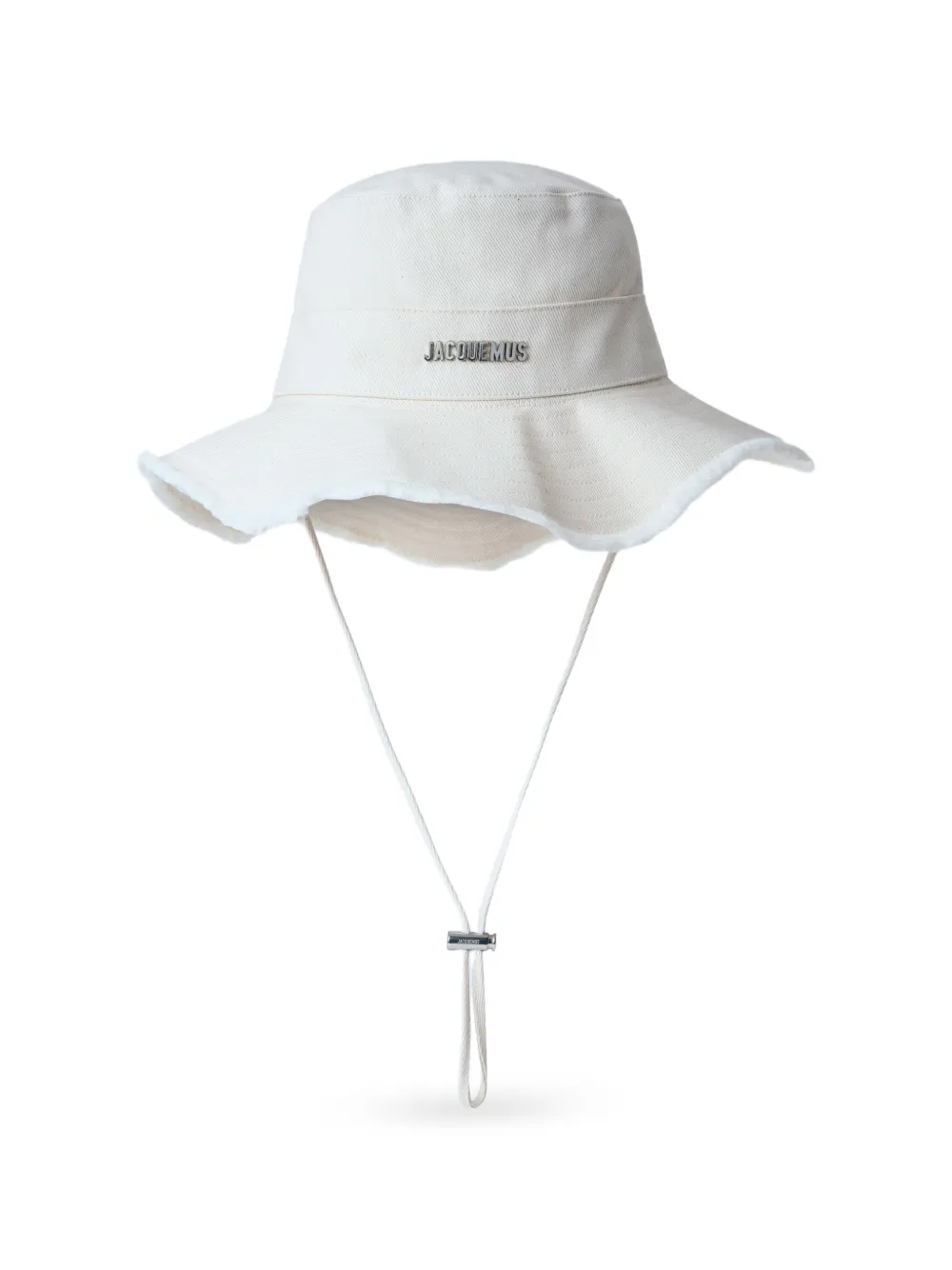 Jacquemus wide-brim textured hat - Toni neutri