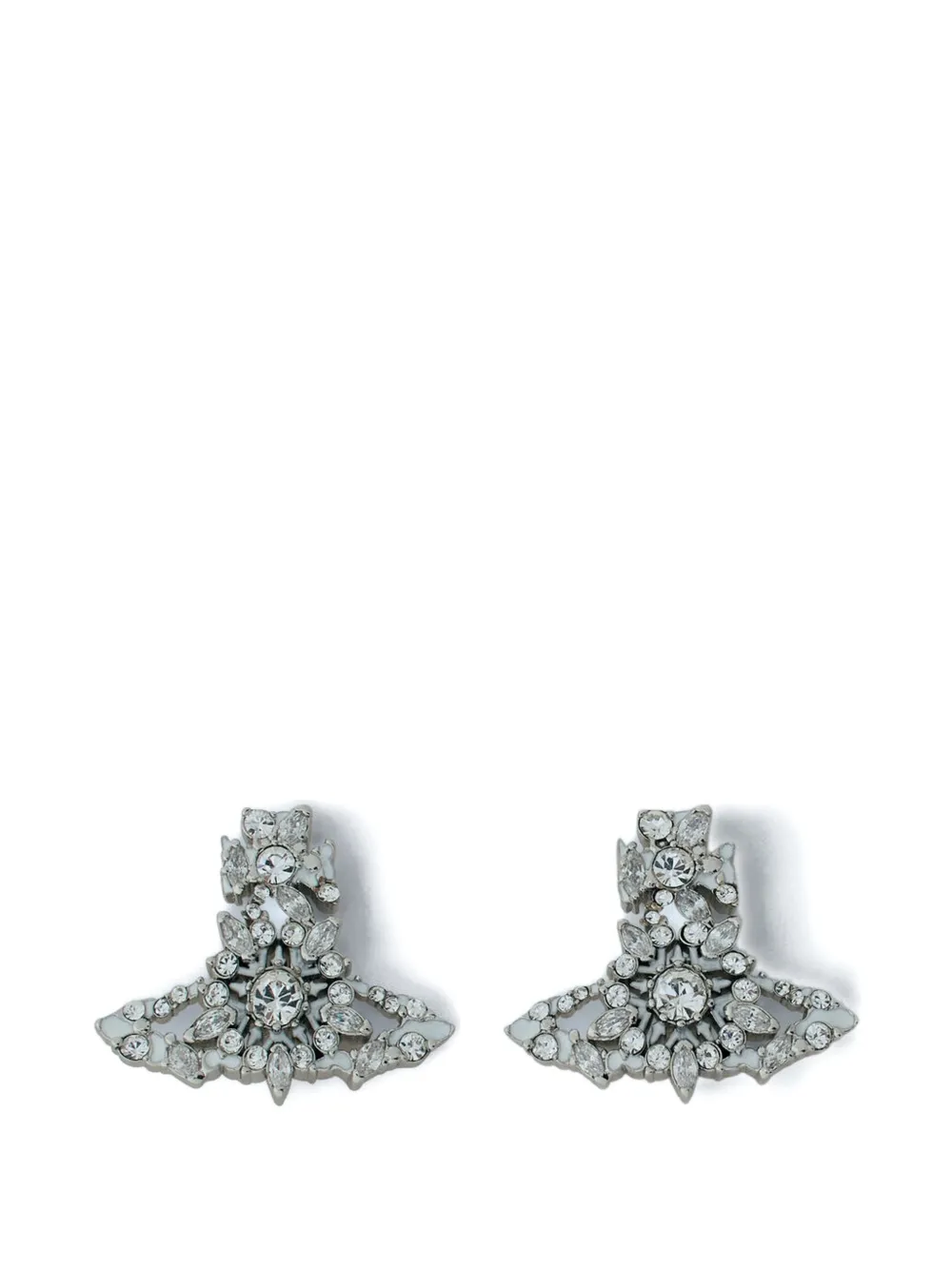 Vivienne Westwood embellished earrings - Argento