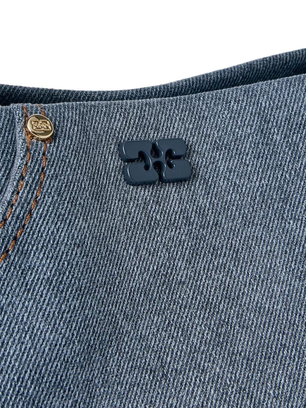 Twisted Handle Geometric Tote Bag